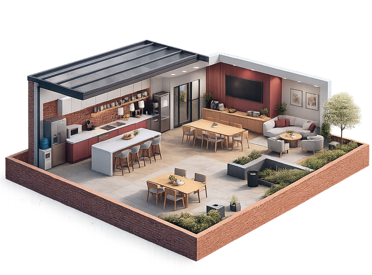 Break Rooms & Kitchens